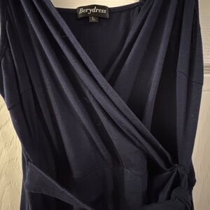Berydress Navy Wrap Dress